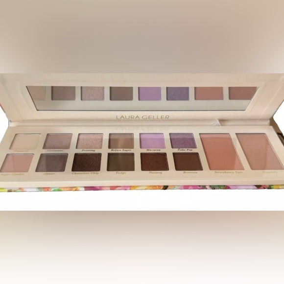 Laura Geller Sweet As Sugar 12 Multi Finish Eyeshadows Blush Highlighter Palette - Picture 2 of 2